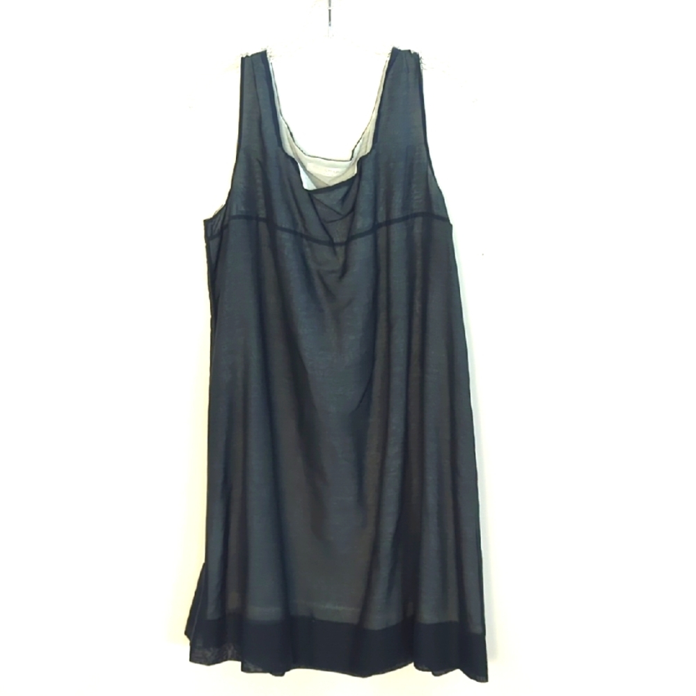 Lotus Springs Black Sleeveless Dress Lg